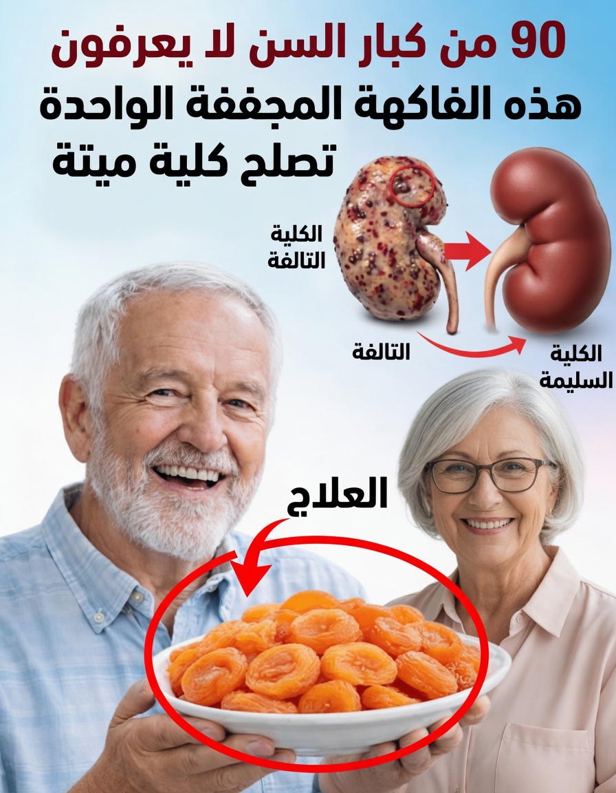 أفضل 5 فواكه مجففة لدعم خفض مستويات الكرياتينين بشكل طبيعي وتحسين معدل الترشيح الكبيبي (GFR) لدى كبار السن