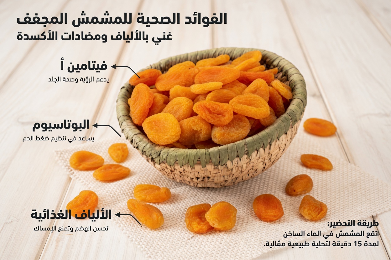 أفضل 5 فواكه مجففة لدعم خفض مستويات الكرياتينين بشكل طبيعي وتحسين معدل الترشيح الكبيبي (GFR) لدى كبار السن