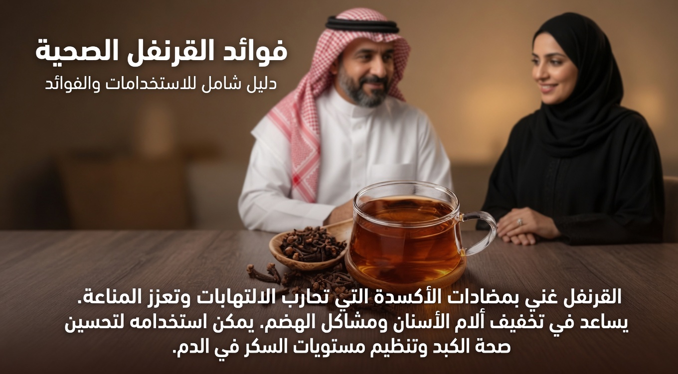 ماء القرنفل: منقوع عشبي طبيعي لدعم العافية اليومية