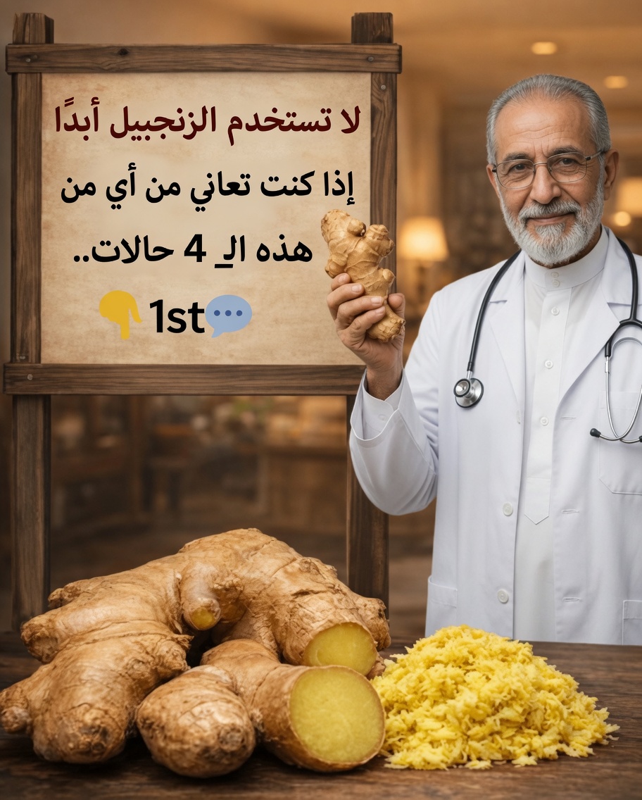 الزنجبيل مفيد لمعظم الناس — لكنه ليس مناسبًا للجميع. اطلع على قائمة بأربع حالات + شرح الطبيب أولًا