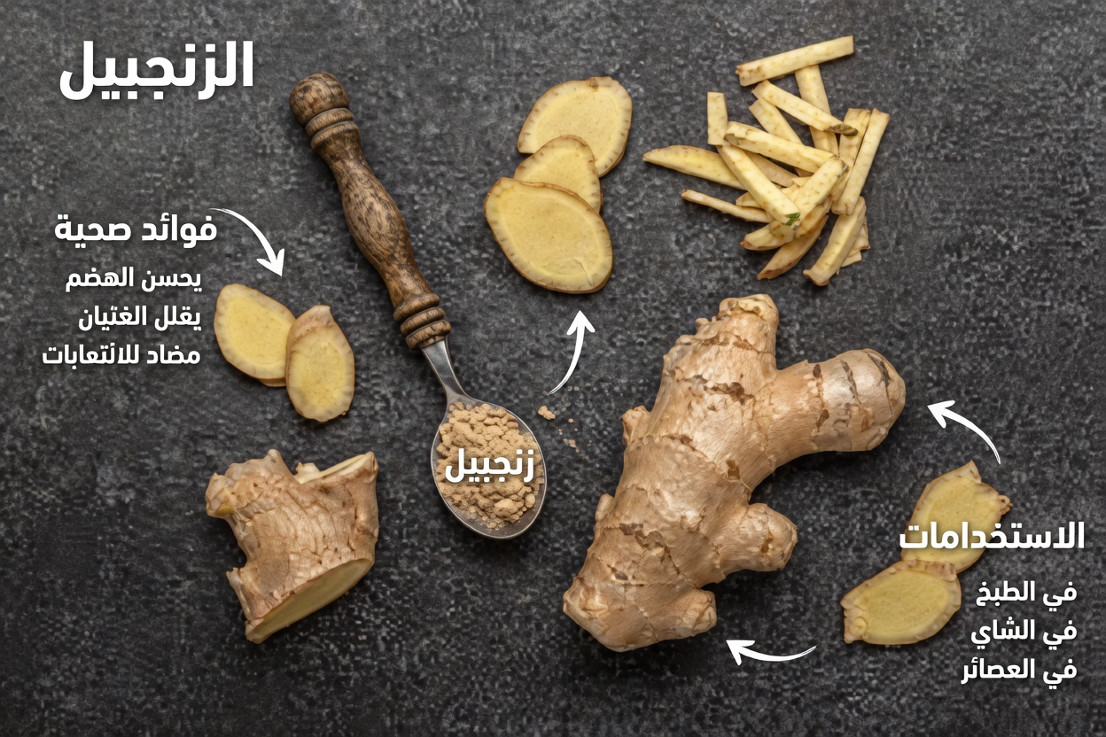 الزنجبيل مفيد لمعظم الناس — لكنه ليس مناسبًا للجميع. اطلع على قائمة بأربع حالات + شرح الطبيب أولًا