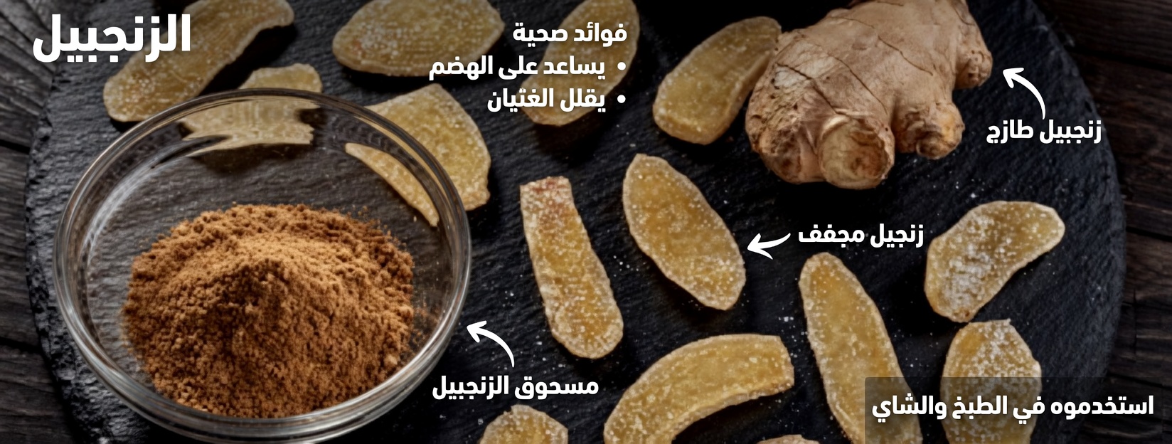 الزنجبيل صحيّ لمعظم الناس — لكنه ليس مناسبًا للجميع. اطّلع على قائمة بـ4 حالات + شرح الطبيب أولًا