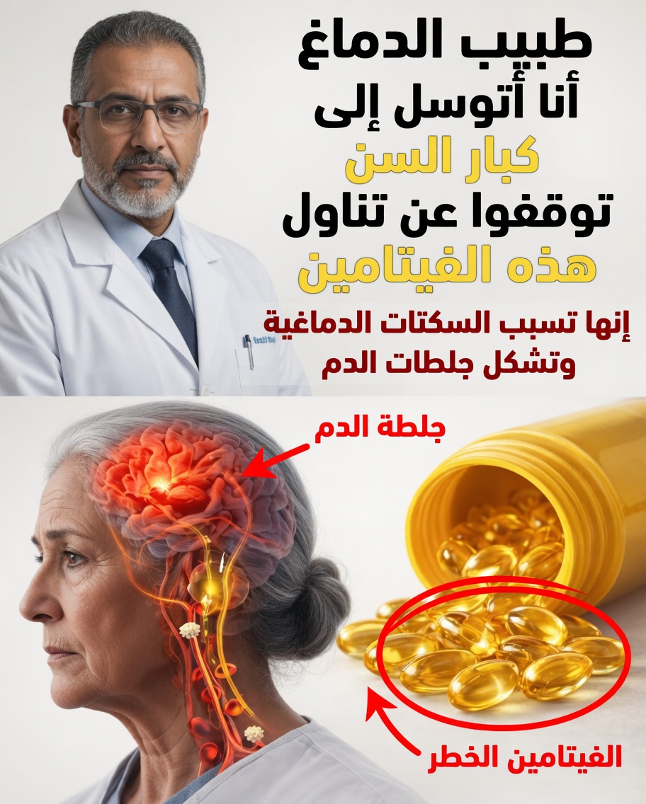 بصفتي طبيب دماغ، أنا مصدوم: هذا الفيتامين يرفع خطر السكتة الدماغية بين عشية وضحاها لصحة كبار السن