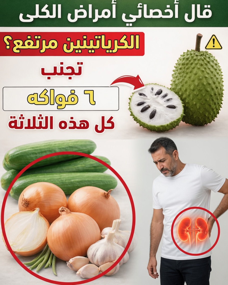 ارتفاع الكرياتينين؟ 6 فواكه يجب تجنبها و3 خيارات آمنة للكلى لتناولها بدلًا منها