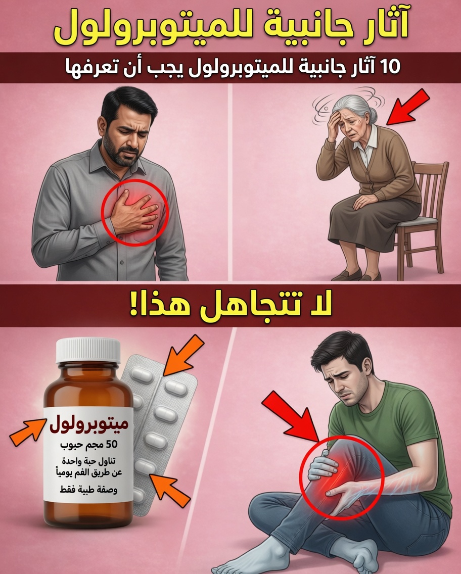 استكشاف الآثار الجانبية العشرة لميتوبرولول التي غالبًا ما يتم التغاضي عنها في المحادثات