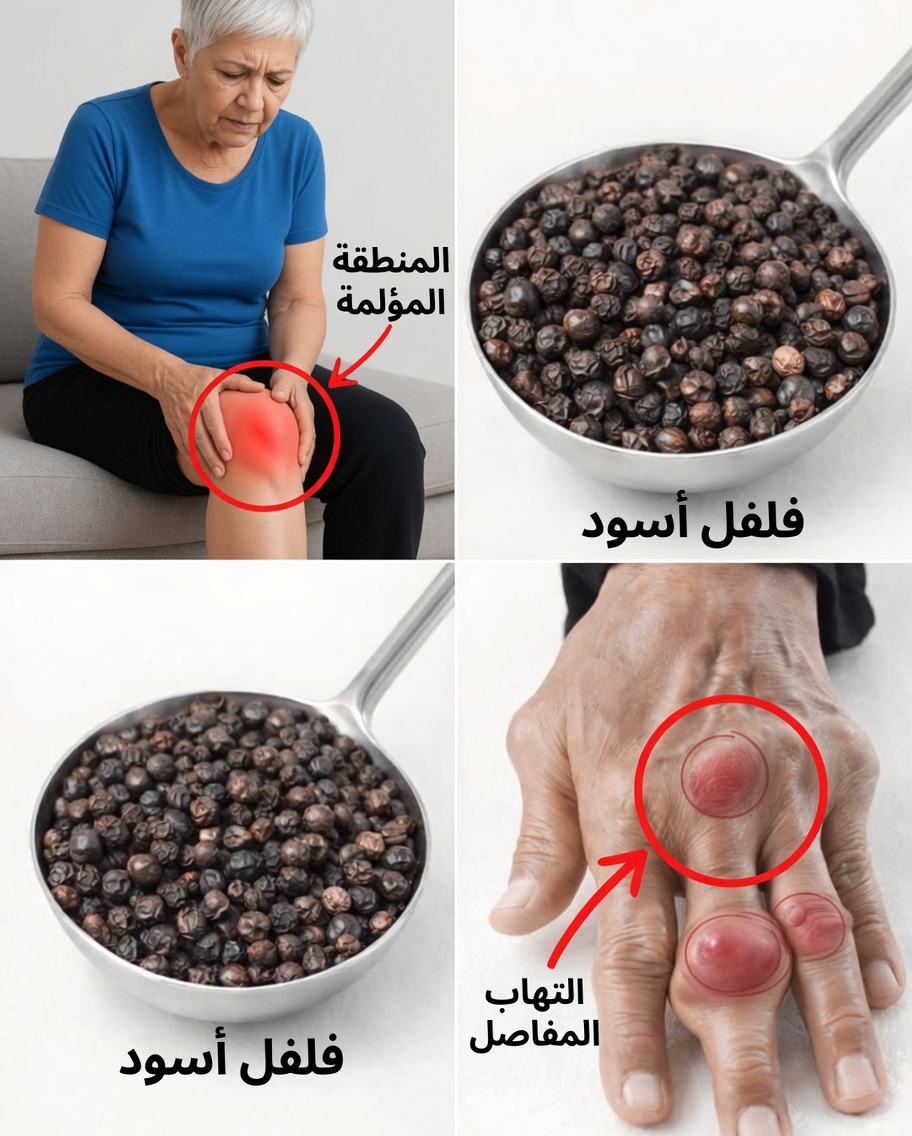 القوة العلاجية للثوم والفلفل الأسود لآلام الساق والروماتيزم ودوالي الساقين والتهاب المفاصل