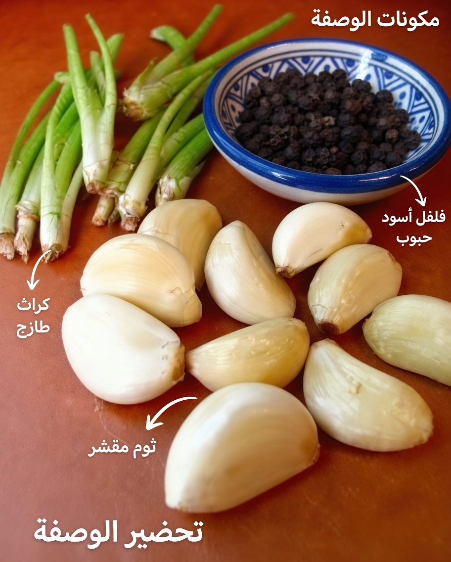 القوة العلاجية للثوم والفلفل الأسود لآلام الساق والروماتيزم ودوالي الساقين والتهاب المفاصل