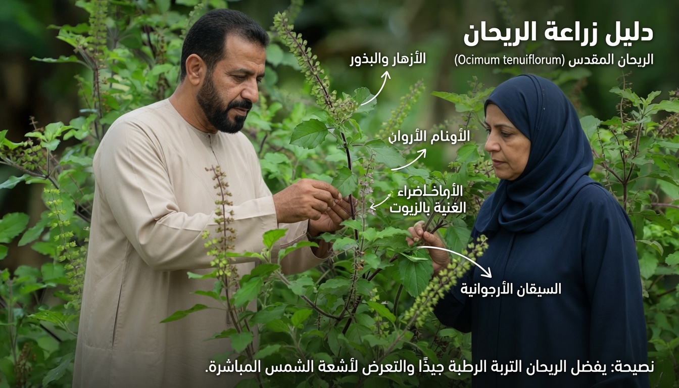 الريحان المقدس (التولسي) لصحة الفم: علاج طبيعي للتسوس، مشكلات اللثة، رائحة الفم الكريهة وأسنان أقوى