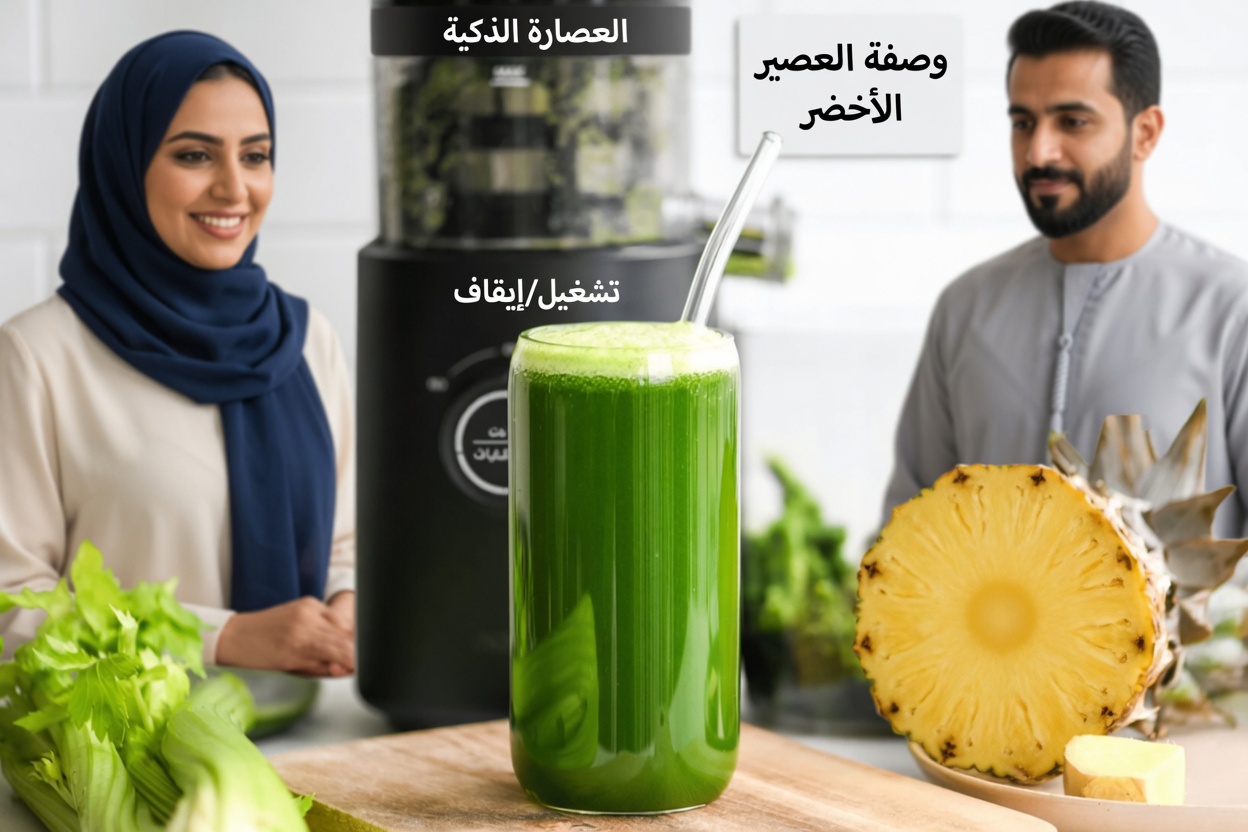 أنعش يومك بعصير أخضر من الكرفس والبقدونس والليمون (طريق بسيط للشعور بخفة أكبر)