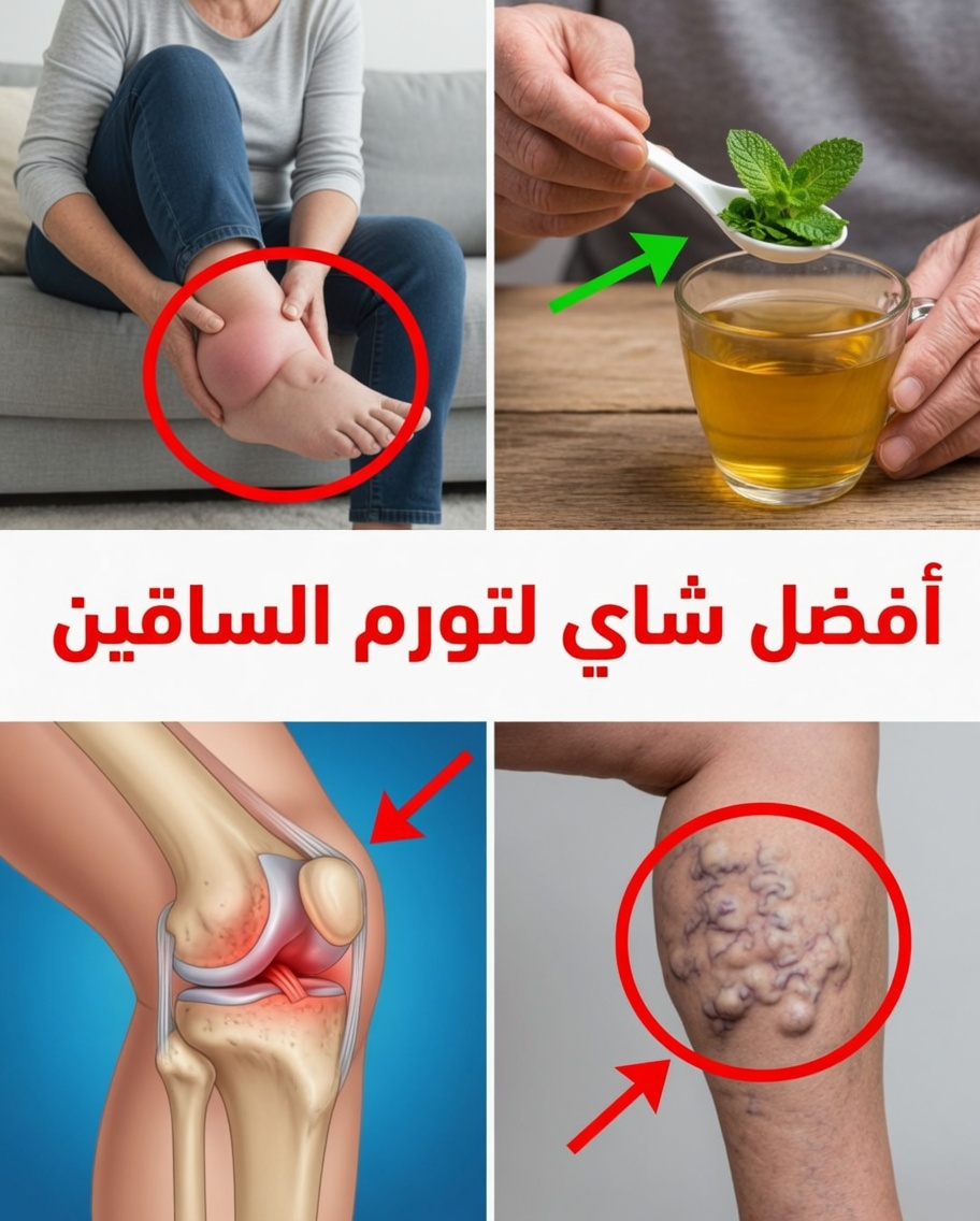 الشاي البسيط الذي قد يساعدك على توديع تورم الساقين إلى الأبد
