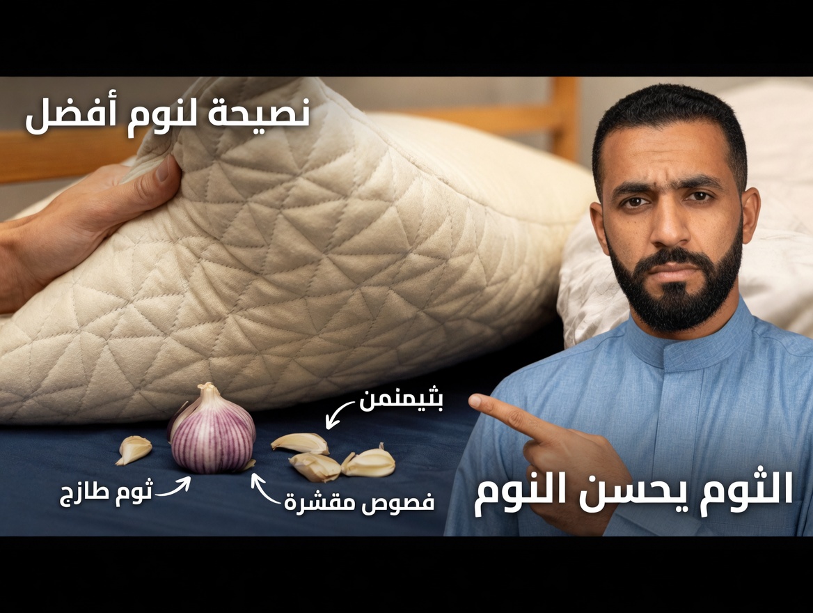 هل جرّبت وضع فصّ ثوم تحت وسادتك لاستكشاف طرق طبيعية لنوم أفضل؟