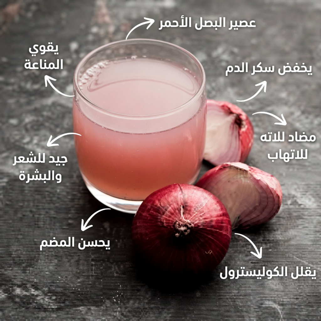 مشروب البصل الأرجواني المذهل الذي يساعد على حرق دهون البطن طبيعيًا