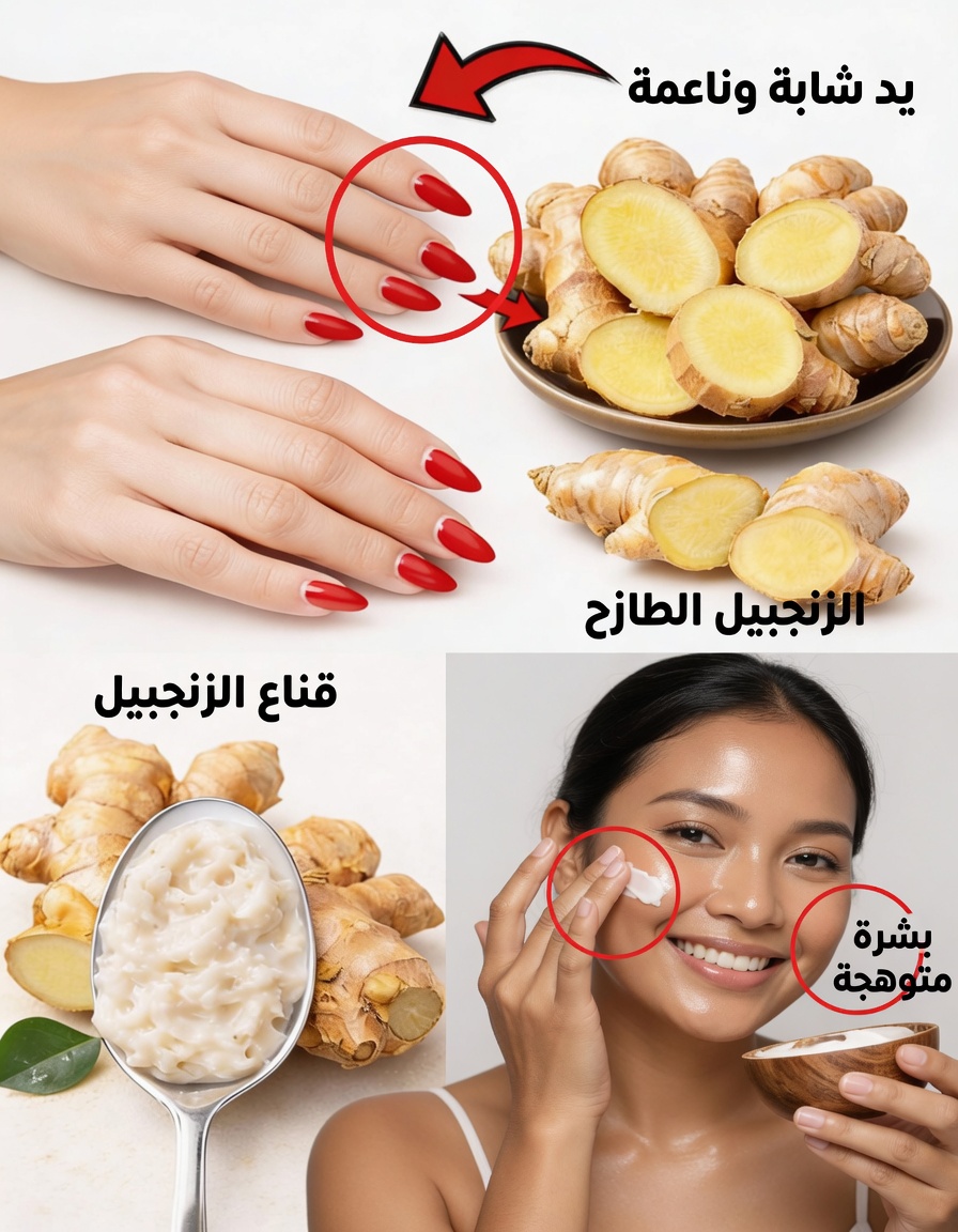 5 أقنعة طبيعية للوجه قائمة على الزنجبيل لدعم بشرة أكثر نعومة وإشراقًا بعد سن الستين