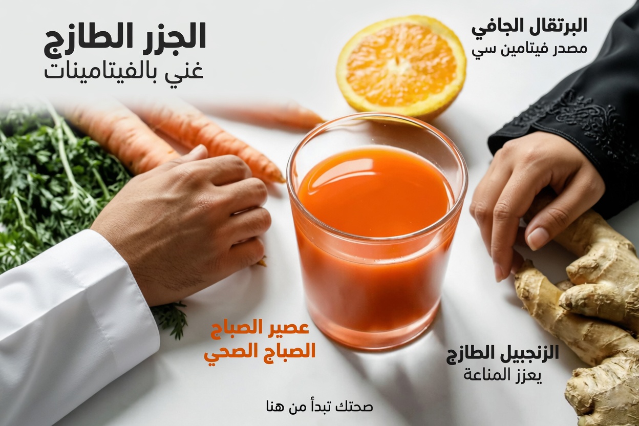 يقدّم مشروب البطاطس والزنجبيل والجزر المفاجئ طريقة بسيطة وطبيعية لدعم مستويات طاقة ثابتة طوال اليوم.