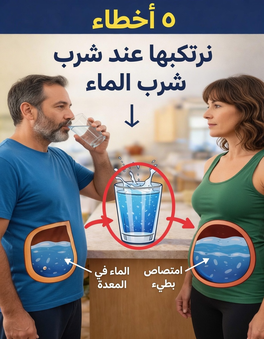 5 أخطاء شائعة ترتكبها عند شرب الماء قد تؤثر بصمت على ترطيبك