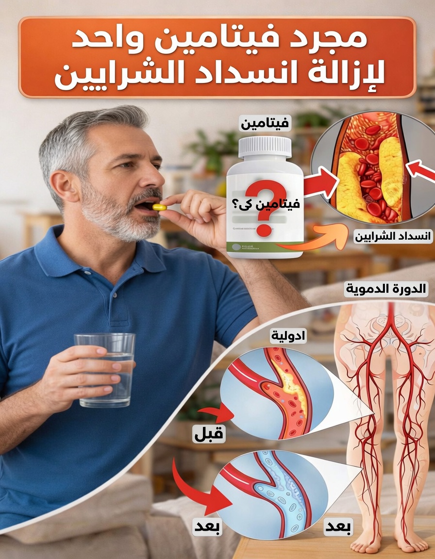 7 فيتامينات قوية قد تساعد في دعم صحة الشرايين وتحسين تدفق الدم بشكل طبيعي