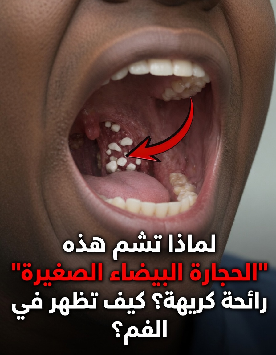 ما هي تلك "الحصى" البيضاء ذات الرائحة الكريهة في فمك التي تسبب رائحة فم سيئة للغاية؟