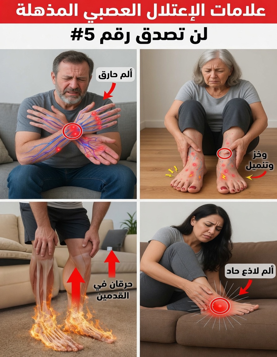 10 علامات مفاجئة للاعتلال العصبي المحيطي بعد سن الستين قد تكون تتجاهلها