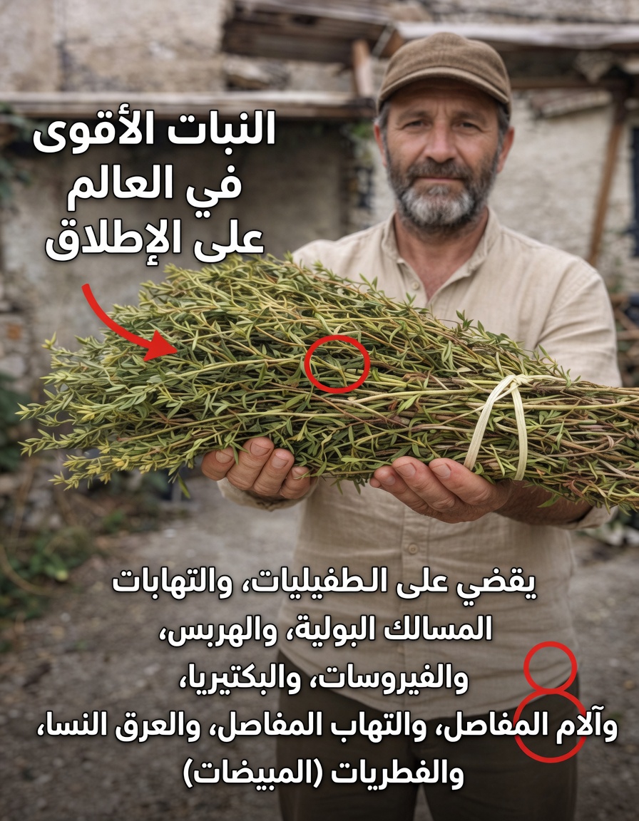 أقوى نبات: الزعتر البري – حليف الطبيعة ضد الطفيليات والعدوى وآلام المفاصل