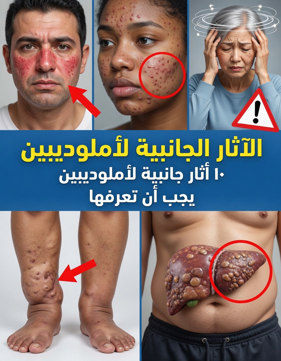 12 آثار جانبية لأملوديبين أقل شيوعًا يجب أن تكون على دراية بها