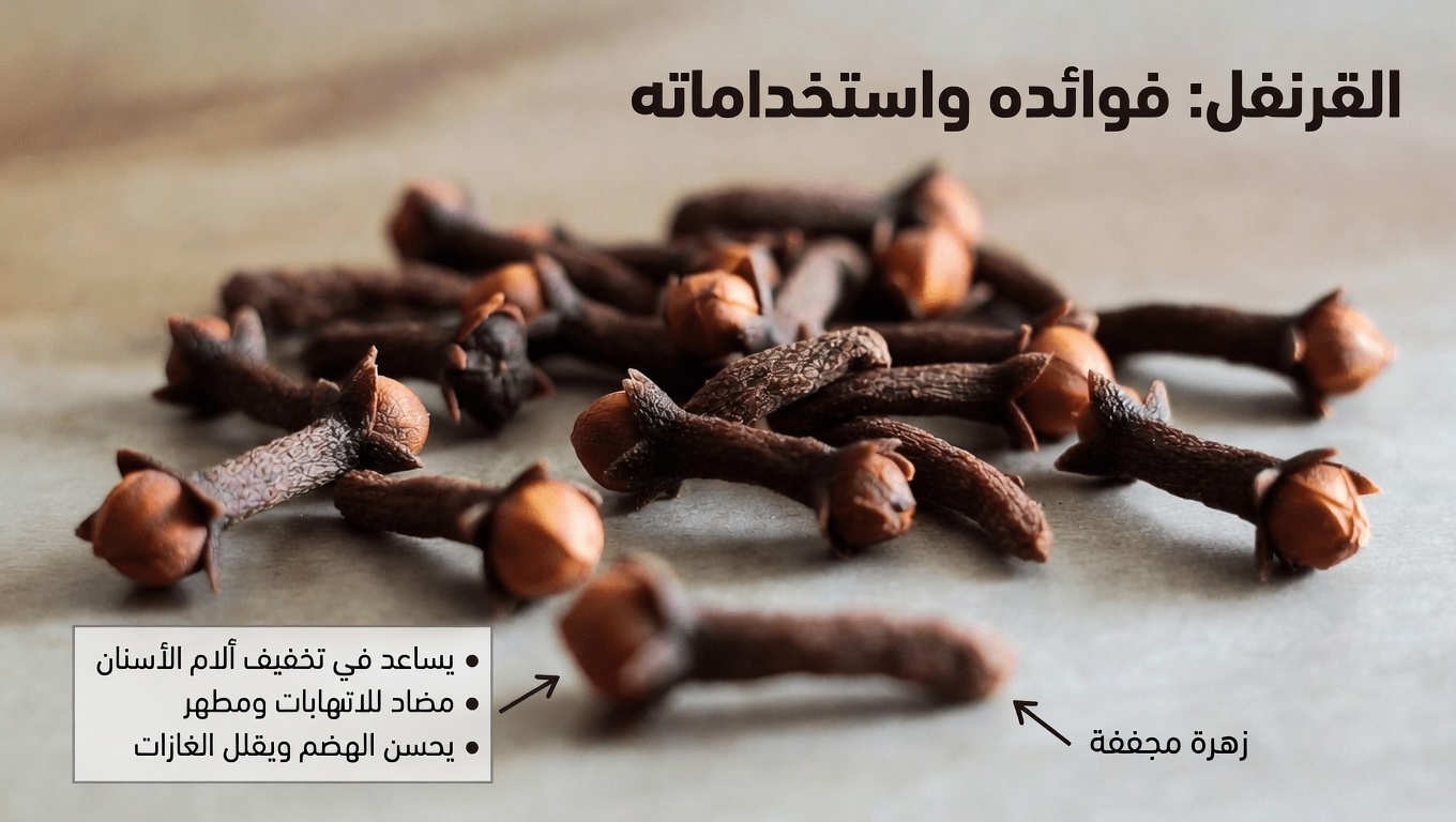 استكشاف الفوائد المحتملة للمضغ على القرنفل للصحة: ما تشير إليه الأبحاث العلمية حول هذا التابل العريق