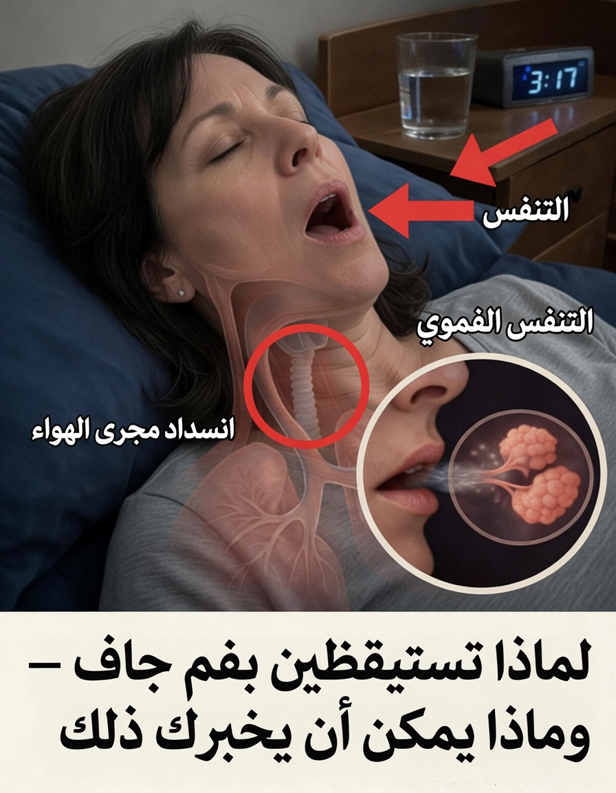 لماذا تستيقظ باستمرار بفم جاف ليلًا – وما الذي قد يخبرك به ذلك