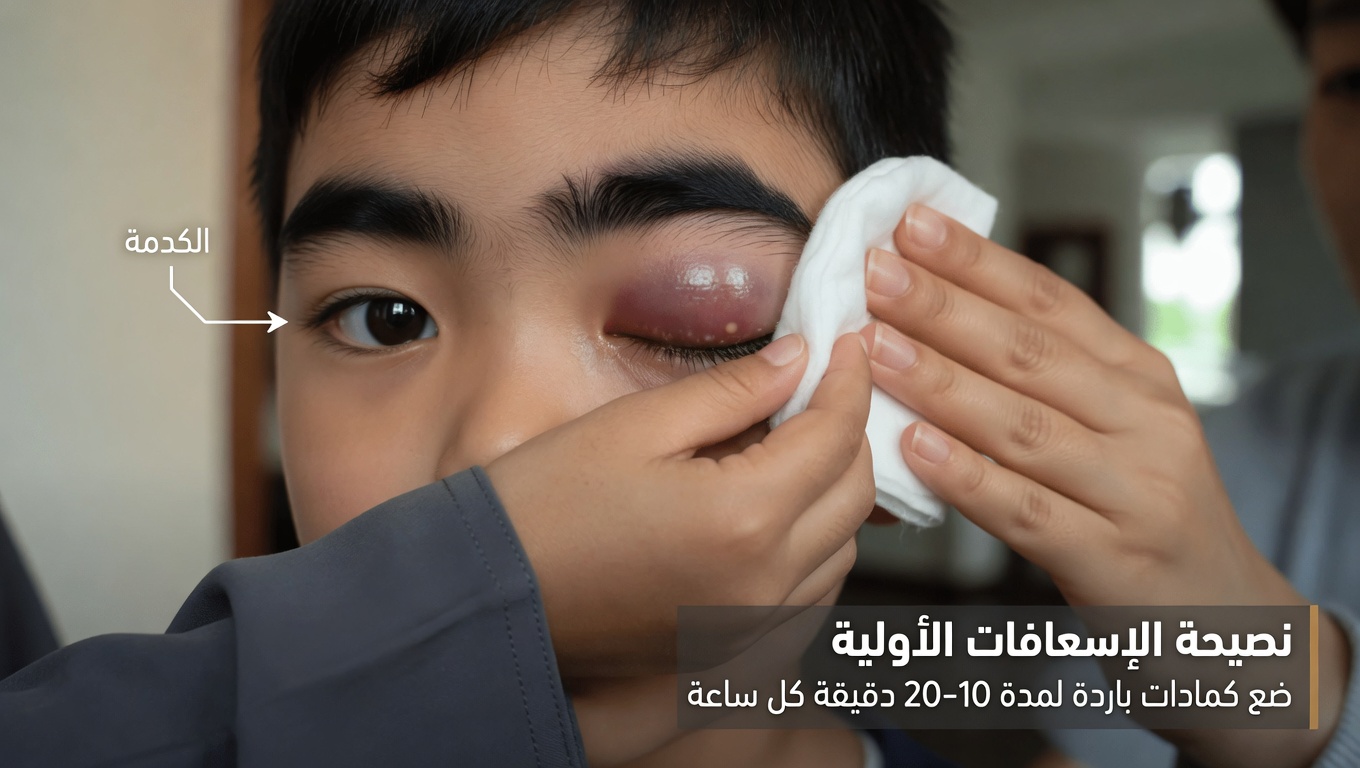 ما الذي يمكن أن يكون ذلك التورم الكبير المفاجئ على جفن طفلك، وما الخطوات التي ينبغي عليك اتخاذها؟