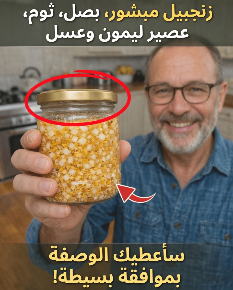 اكتشف مزيج البرطمان البسيط في المطبخ بالثوم والزنجبيل الذي قد يساعد على تنفّس أسهل في المنزل