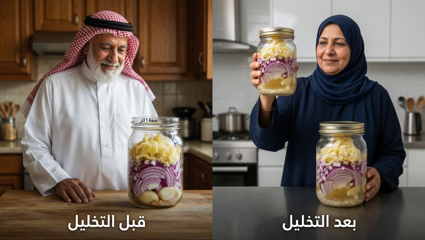 اكتشف مزيج البرطمان البسيط في المطبخ بالثوم والزنجبيل الذي قد يساعد على تنفّس أسهل في المنزل