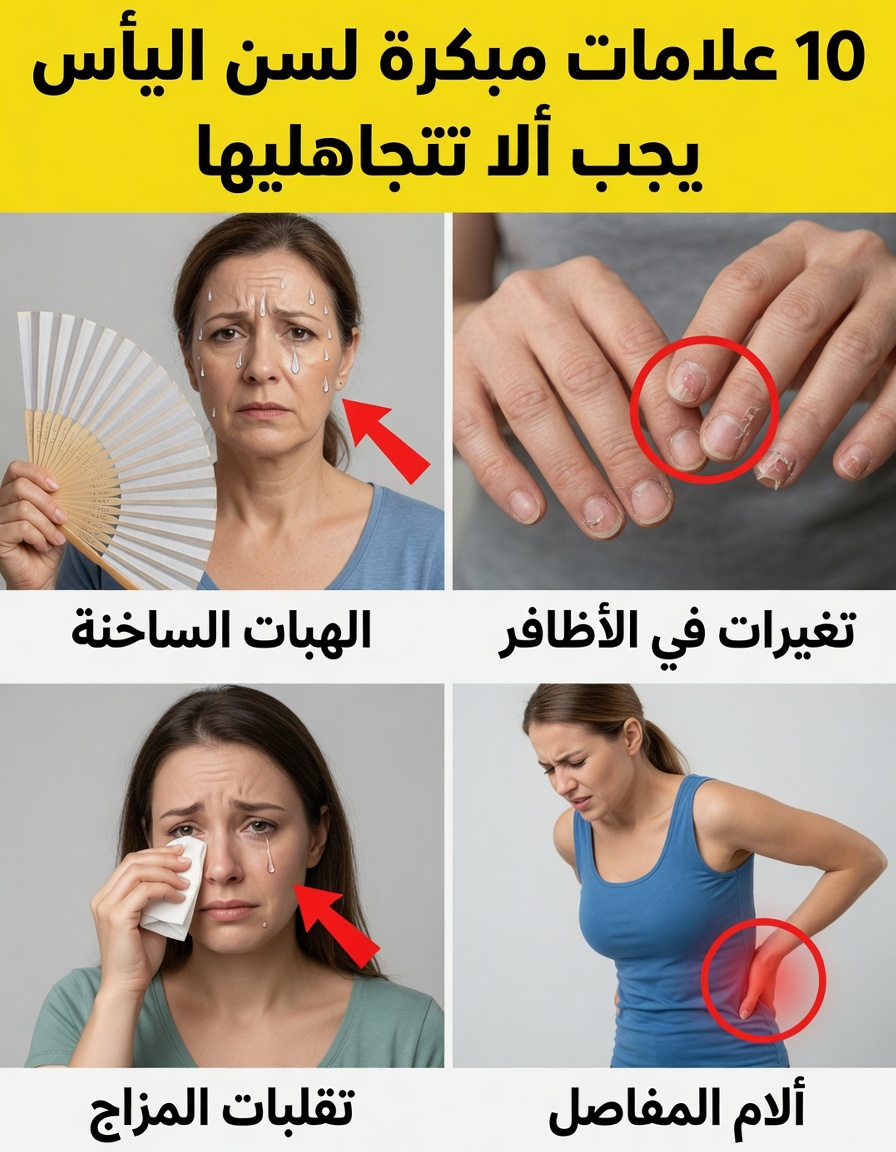 انقطاع الطمث المبكر: 10 علامات رئيسية للتعرّف عليها قبل سن 45 (وماذا تفعلين بعد ذلك)