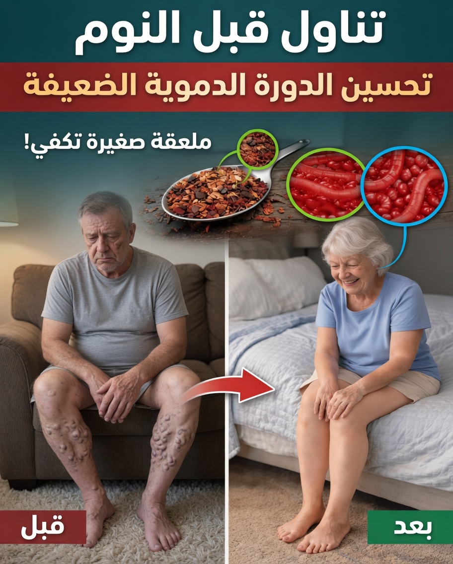 كبار السن: اكتشفوا كيف يمكن لعادة بسيطة بتناول الشمندر قبل النوم أن تدعم الدورة الدموية في الساقين طوال الليل