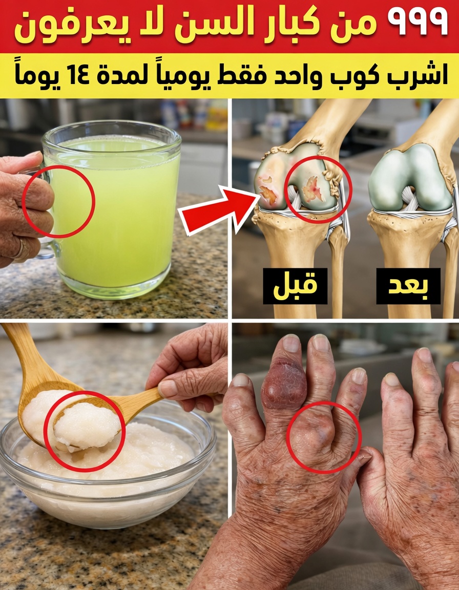 اكتشف وصفة مشروب سهلة من 3 مكونات لدعم محتمل لراحة الركبة لدى البالغين فوق 50 عامًا