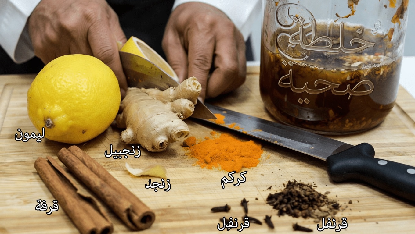 اكتشف كيفية إعداد جرعات تونك ماستر الشاملة باستخدام مكونات فاير سايدر مثل خل التفاح والمزيد