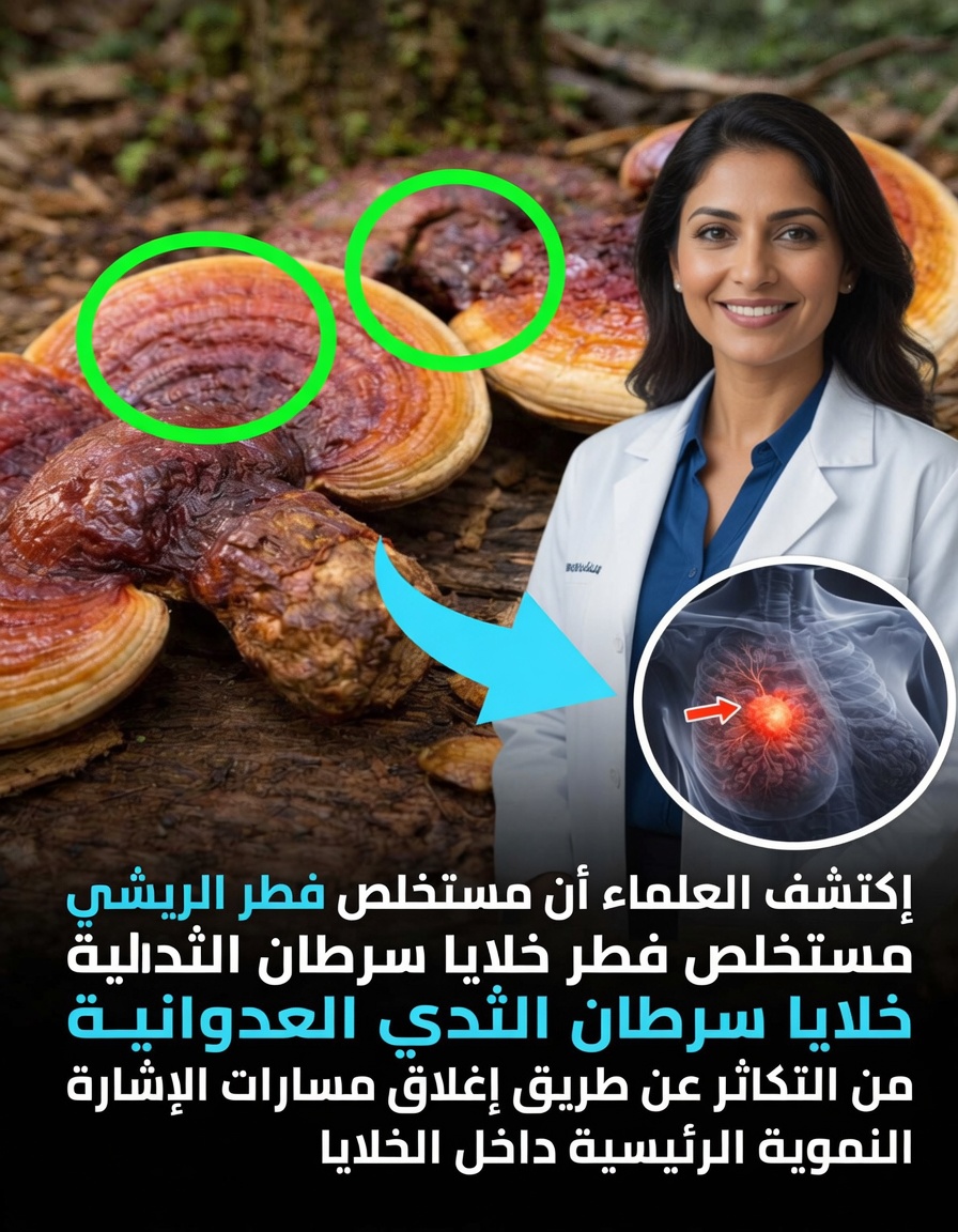 اكتشف الفوائد المحتملة لفطر الريشي في دعم صحة الثدي عبر مسارات طبيعية