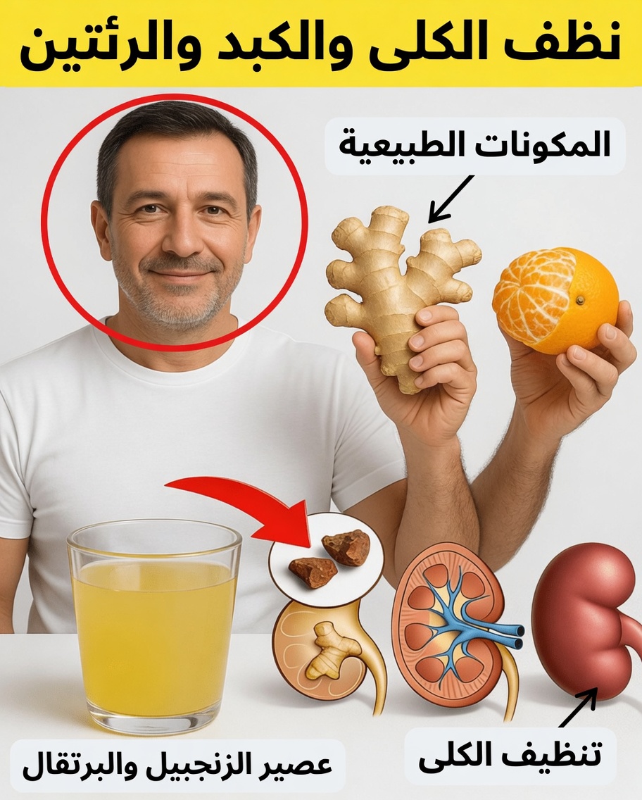 طرق طبيعية لدعم صحة الكلى والكبد والرئتين باليوسفي والجوز والزنجبيل