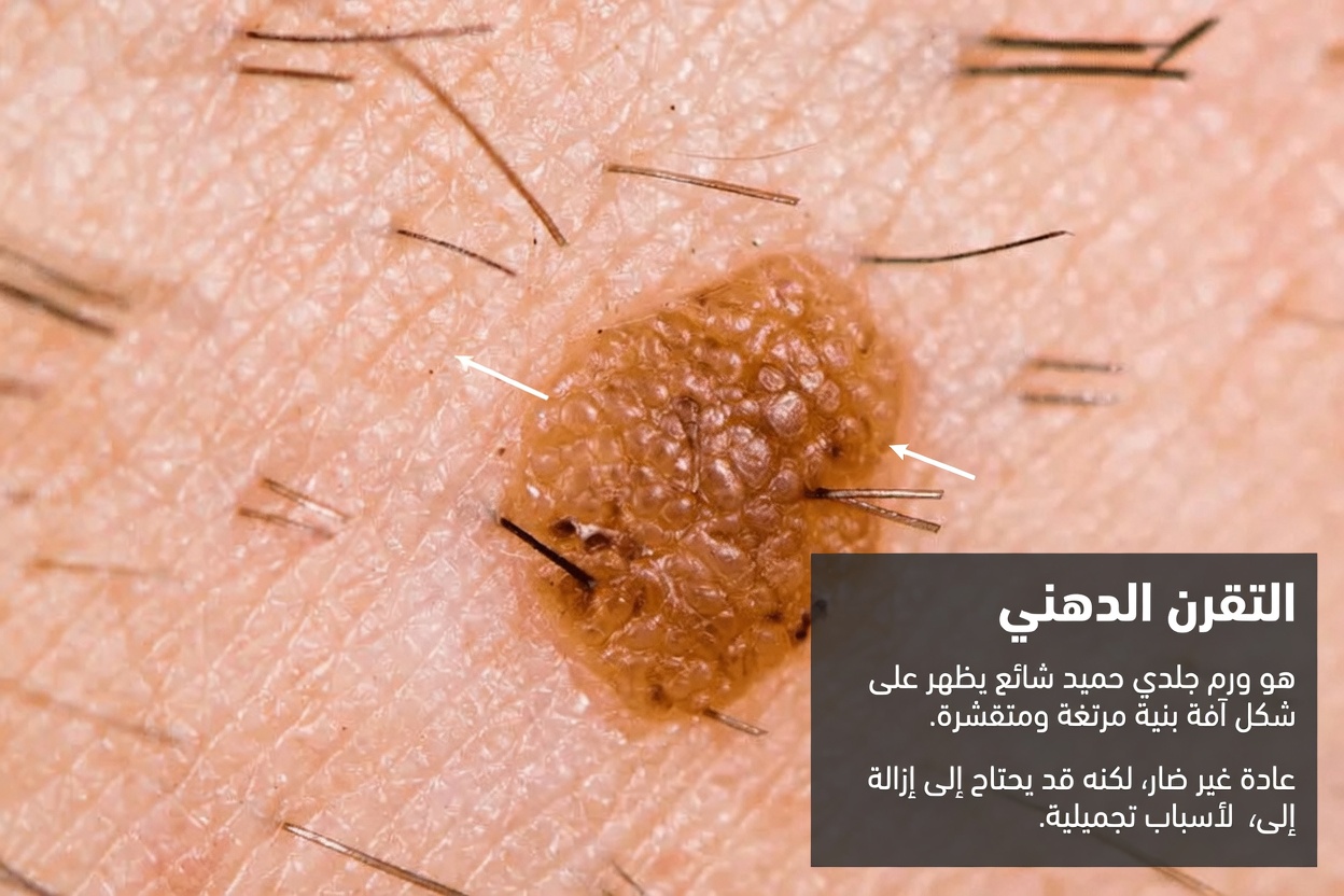 ما هذه النتوءات الداكنة الشمعية على رقبة الجدّ — ولماذا تسبّب الحكة؟