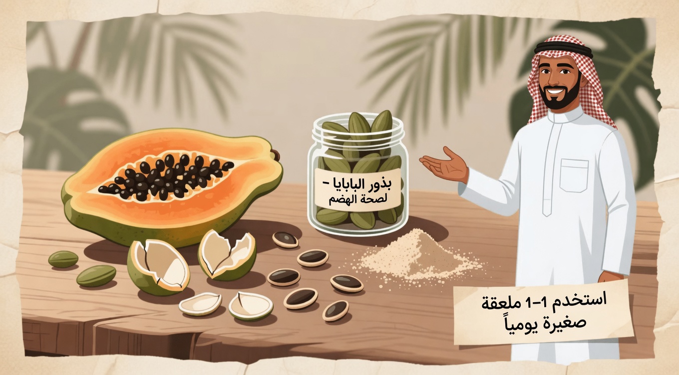 بذور البابايا لتخفيف آلام المفاصل: عادة يومية بسيطة لدعم راحة الركبة والظهر والعمود الفقري بشكل طبيعي
