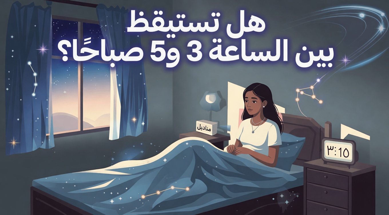لماذا تستمر في الاستيقاظ بين الثالثة والخامسة صباحًا؟ استكشاف الأسباب الشائعة والعادات المفيدة