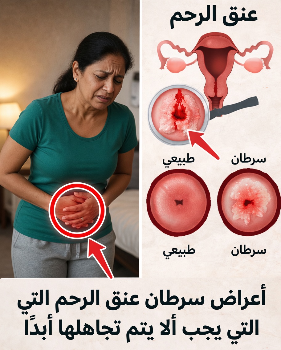 أعراض سرطان عنق الرحم التي لا ينبغي تجاهلها أبدًا: العلامات التحذيرية المبكرة التي تحتاج كل امرأة إلى معرفتها