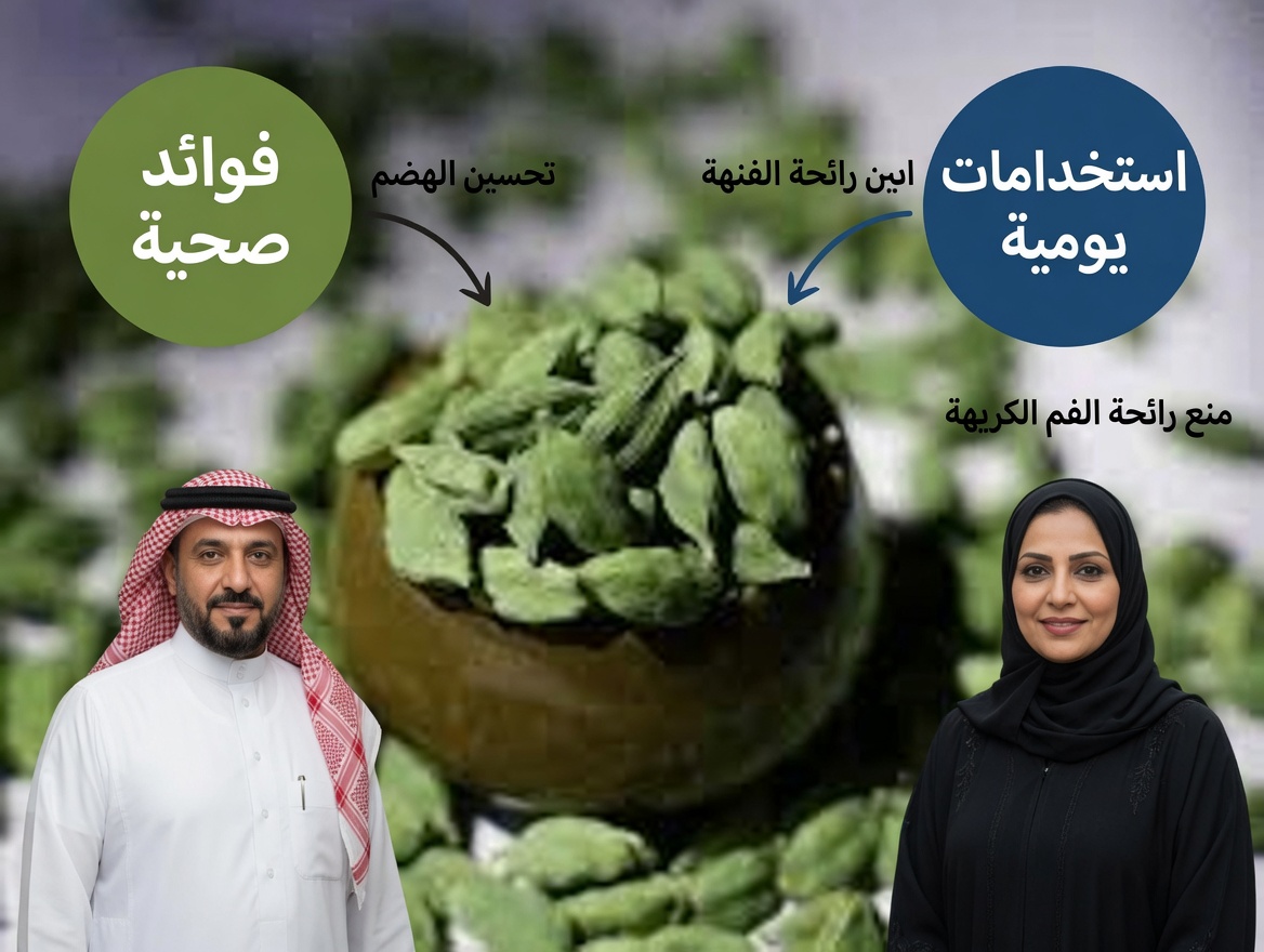 الفوائد القوية للهيل خارج المطبخ: 18 استخدامًا خفيًا قد تغيّر صحتك للأبد