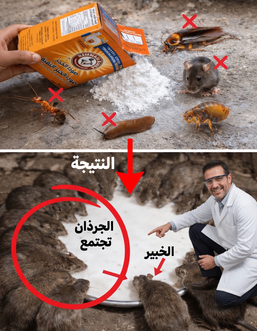 كيفية استخدام صودا الخبز بأمان لمكافحة الآفات المنزلية الشائعة مثل الصراصير والنمل والفئران