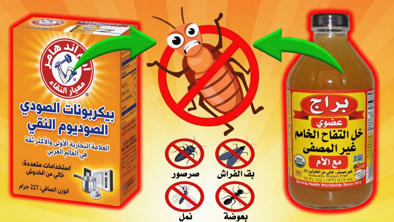 كيفية استخدام صودا الخبز بأمان لمكافحة الآفات المنزلية الشائعة مثل الصراصير والنمل والفئران