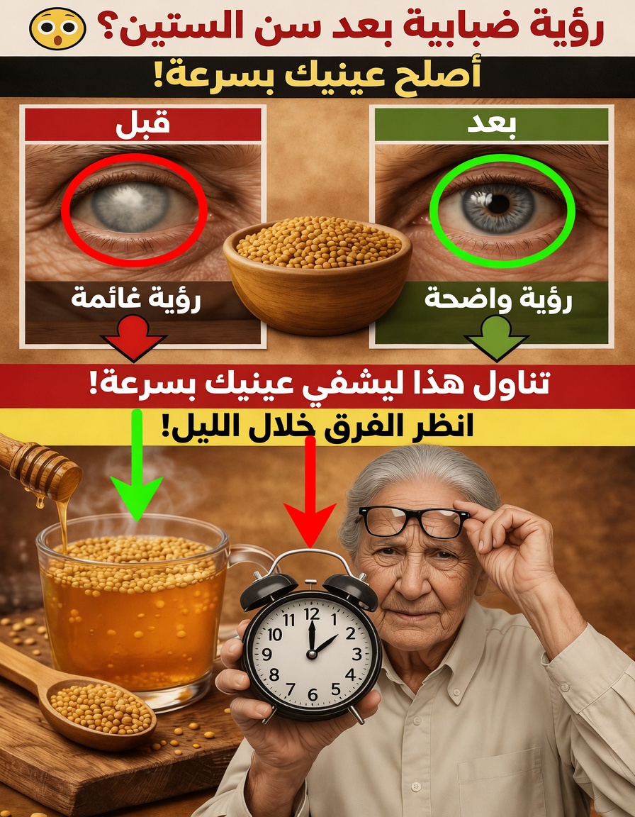 هل يمكن لبذور الخردل دعم صحة العين والشبكية بعد سن الستين؟ دليل تغذية عملي لكبار السن