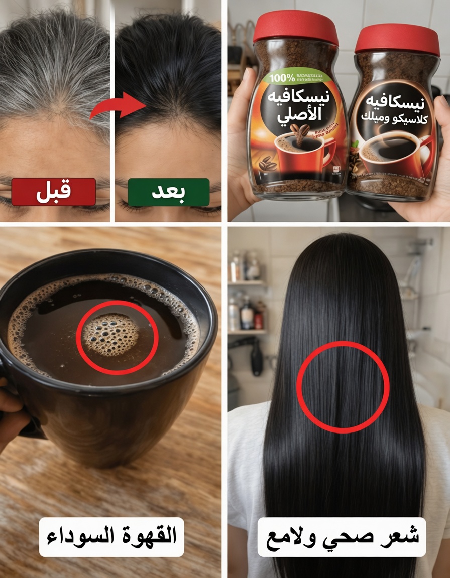 تحويل الشعر الأبيض إلى أسود طبيعيًا في المنزل باستخدام عادات يومية بسيطة ومكونات المطبخ