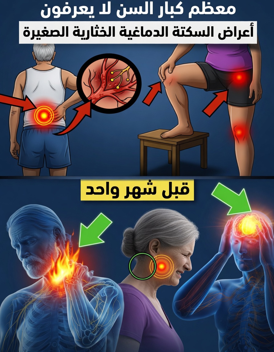 7 علامات تحذيرية مُهمَلة للسكتة الدماغية اللاكونية لدى الأشخاص فوق سن 60 (قد تكون تُفوّت العلامة رقم 4)