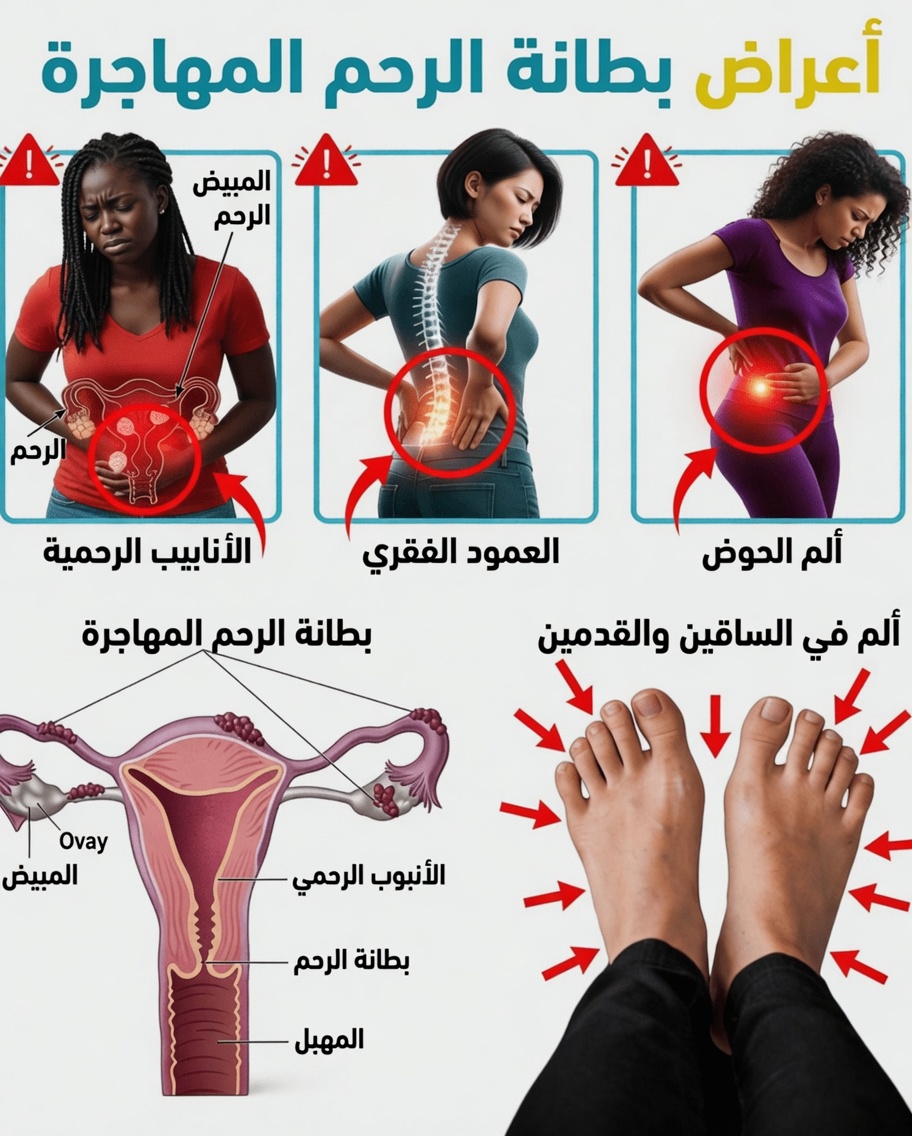13 علامة تحذيرية لبطانة الرحم المهاجرة قد تتجاهلينها يومياً
