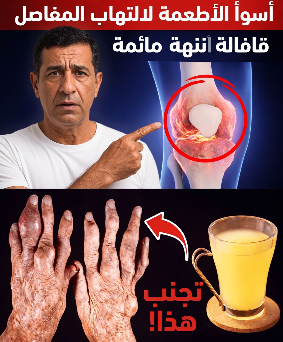 أسوأ الأطعمة لالتهاب المفاصل التي قد تسهم في الالتهاب – وأطعمة مفيدة مُكوِّنة للقلوية يُنصح بالنظر فيها