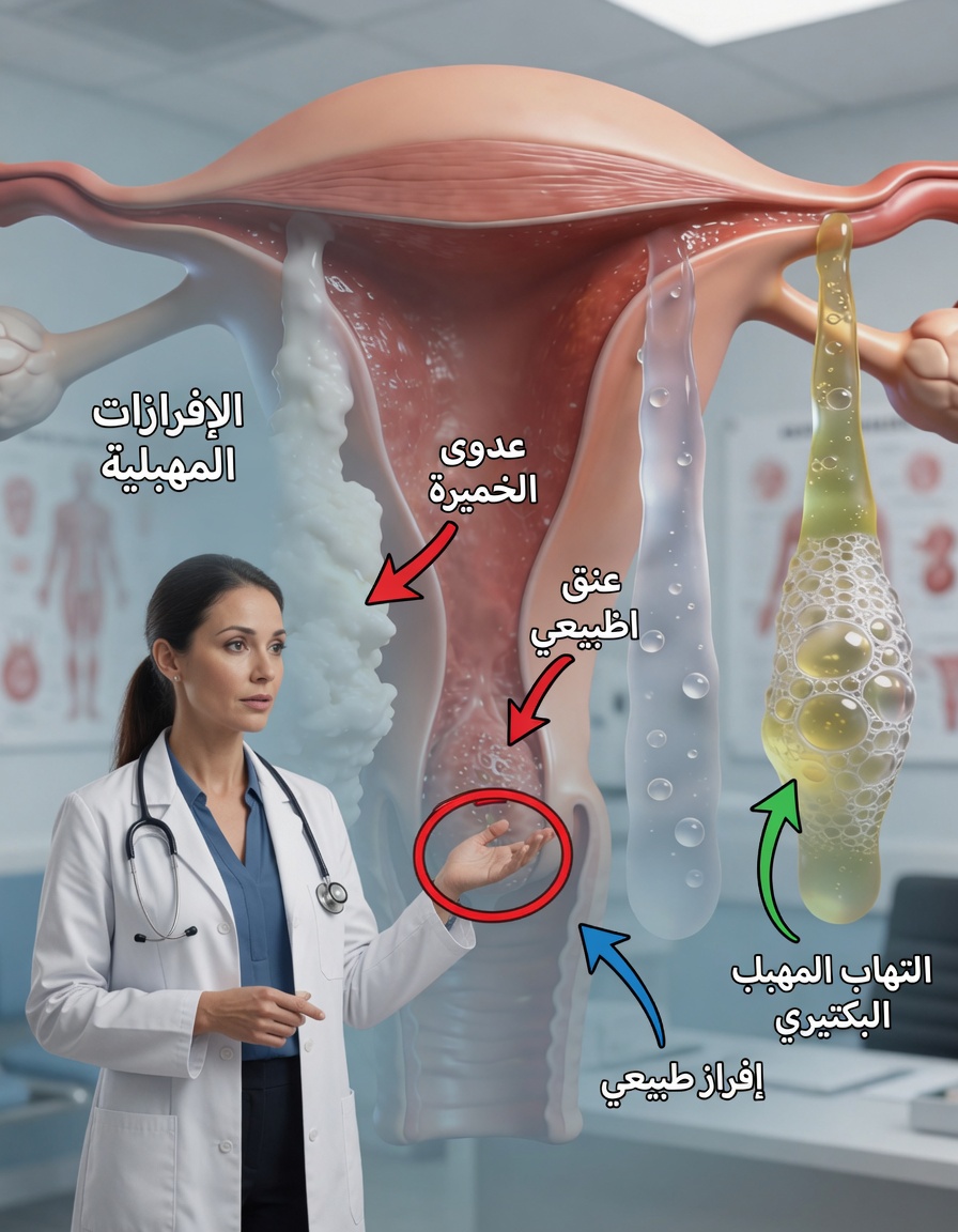 كل ما تحتاجين إلى معرفته عن الإفرازات المهبلية: دليل شامل لما هو طبيعي ومتى يجب الانتباه