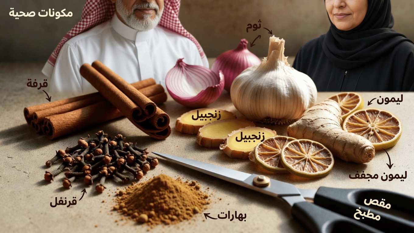 غلي القرفة والقرنفل والثوم والزنجبيل والليمون والبصل: طقس مطبخي بسيط لعافية الشتاء