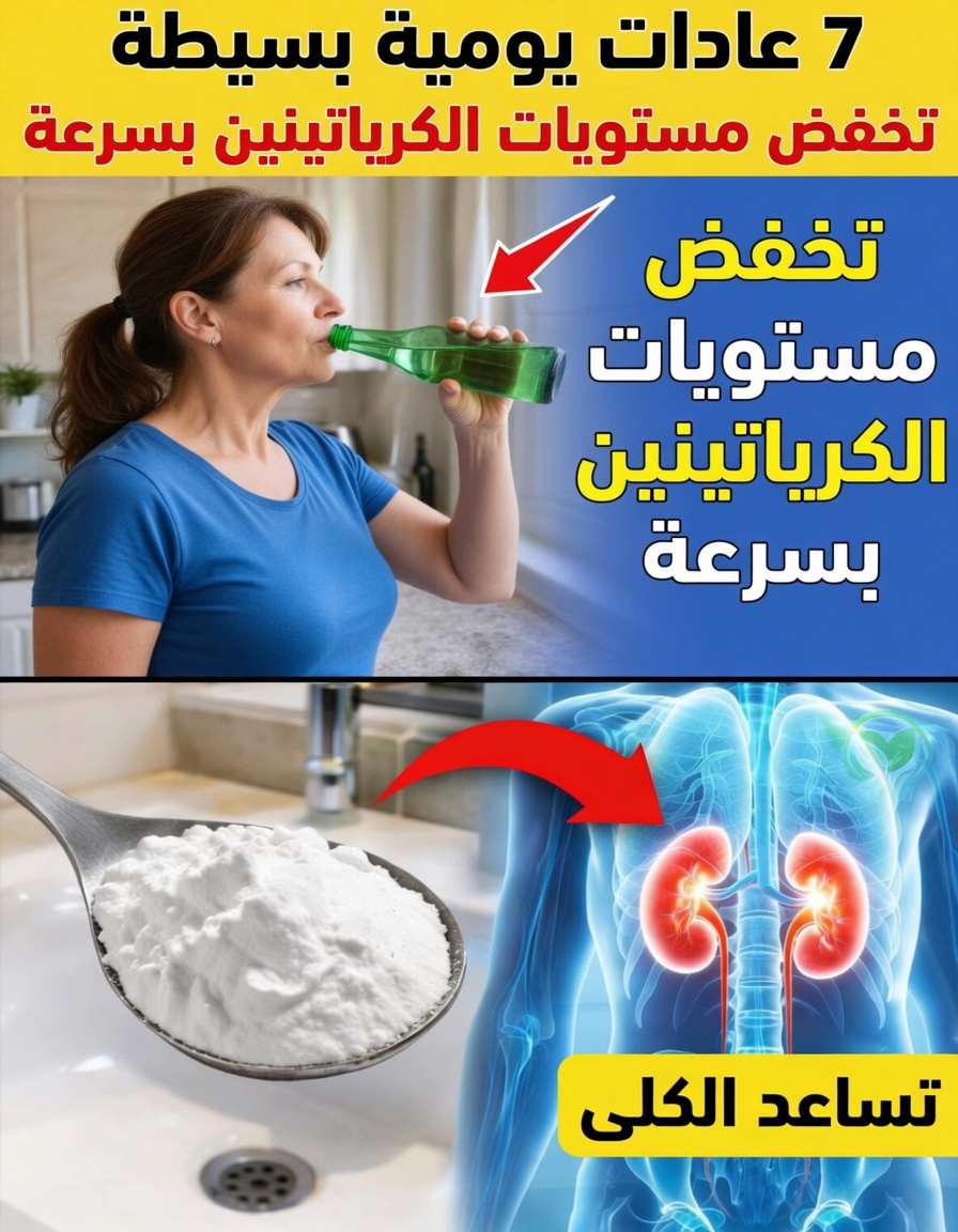 7 عادات يومية بسيطة قد تساعد في دعم مستويات الكرياتينين الصحية بشكل طبيعي